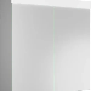 Armoire de toilette Keller Puro 2.0 LED Couleur d‘argent Couleur de lumière réglable en continu 2700-6500 K Commander Vite